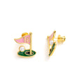 18th Hole Pearl Stud Earrings