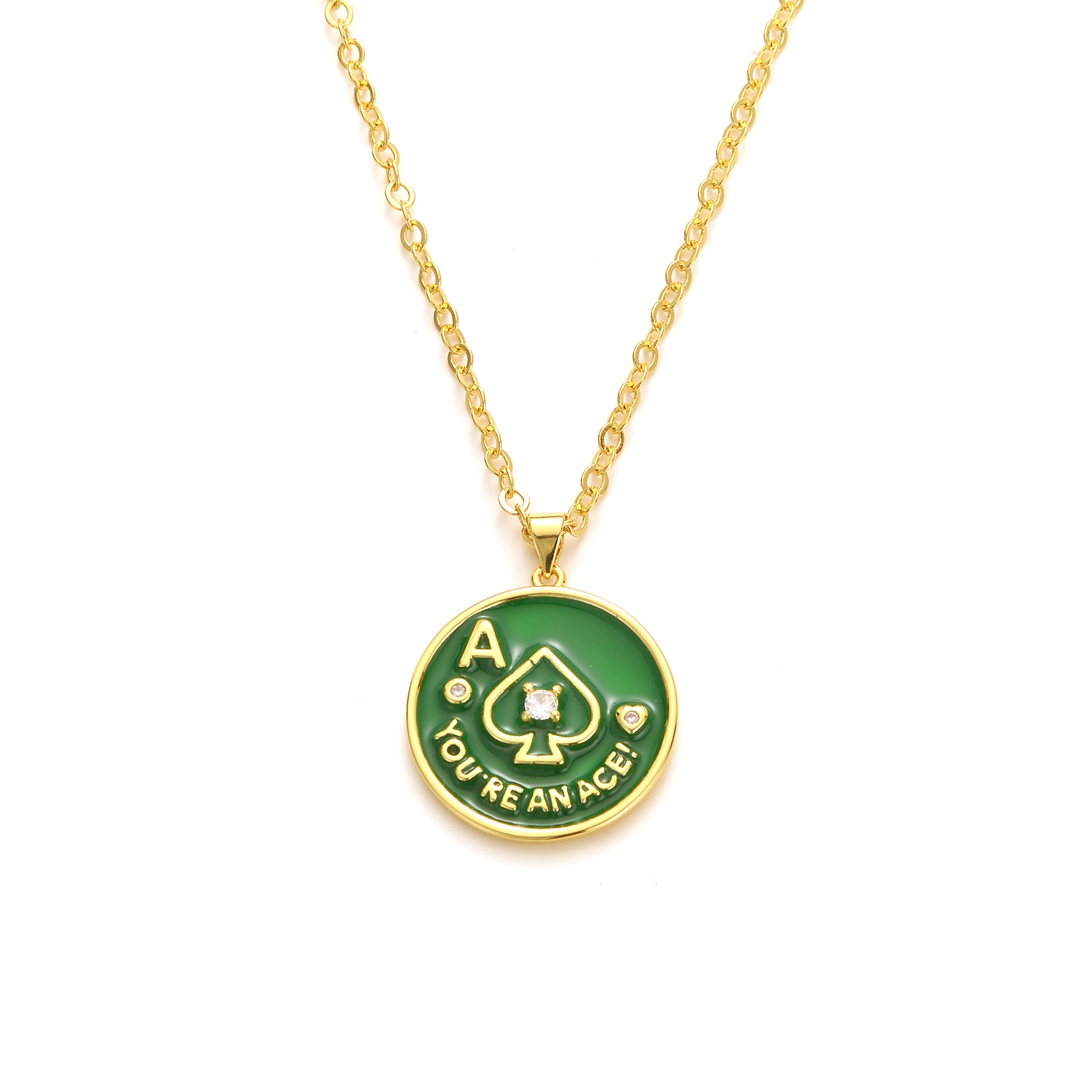Ace Green necklace