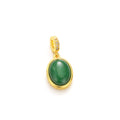 Cabochon Green Charm