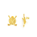Clubhouse stud earrings