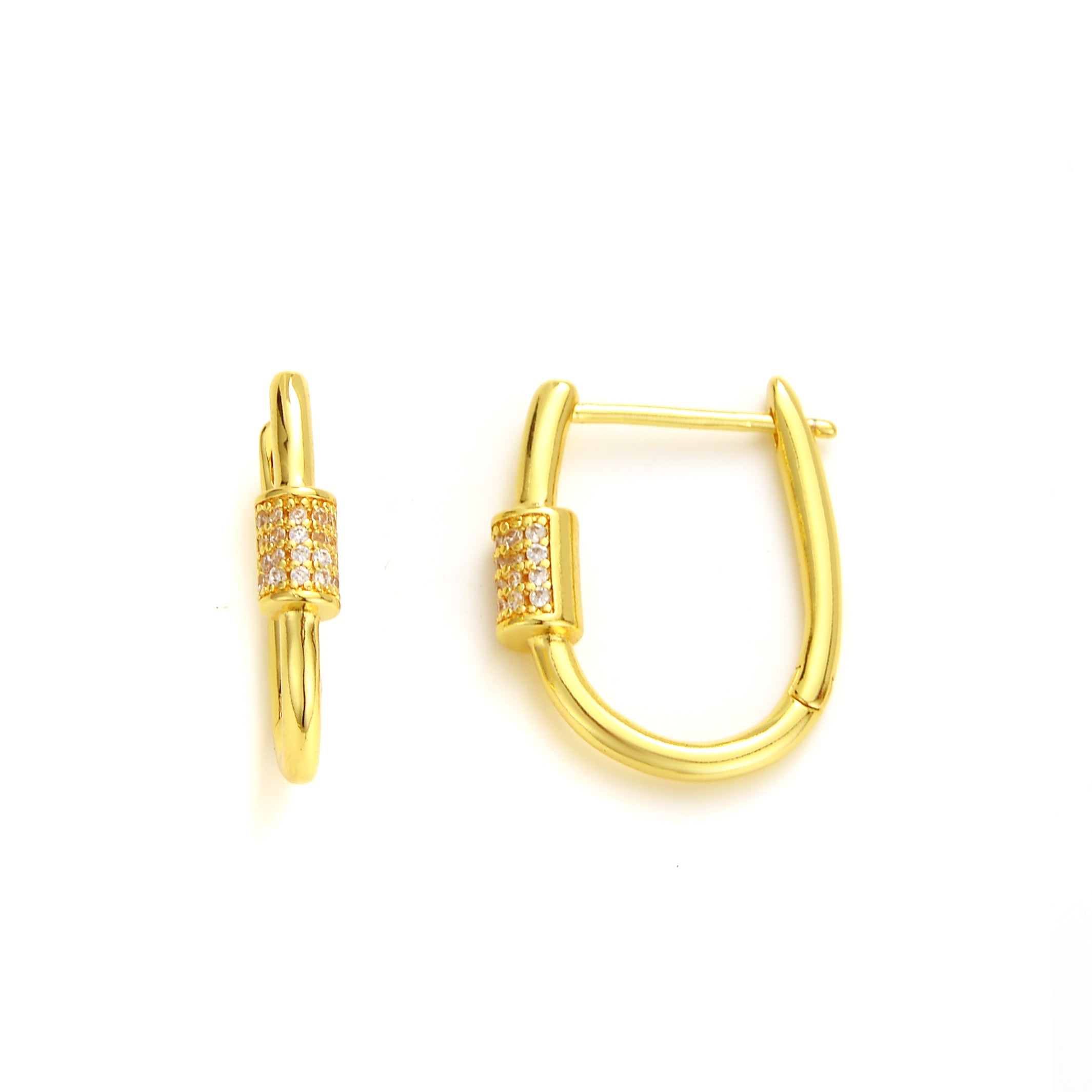 Connector Hoops Earrings