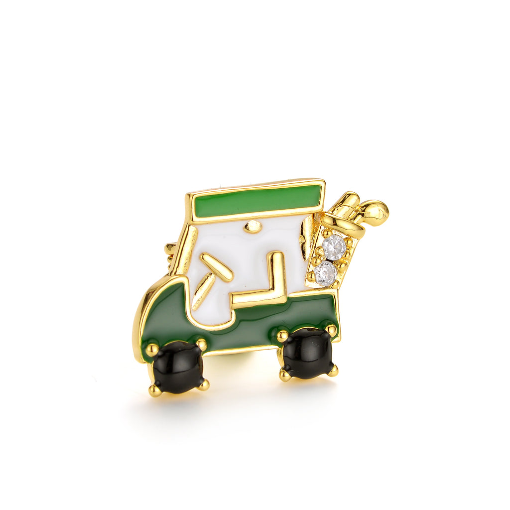 Green Golf Cart Pin