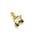 Green Golf Cart Charm