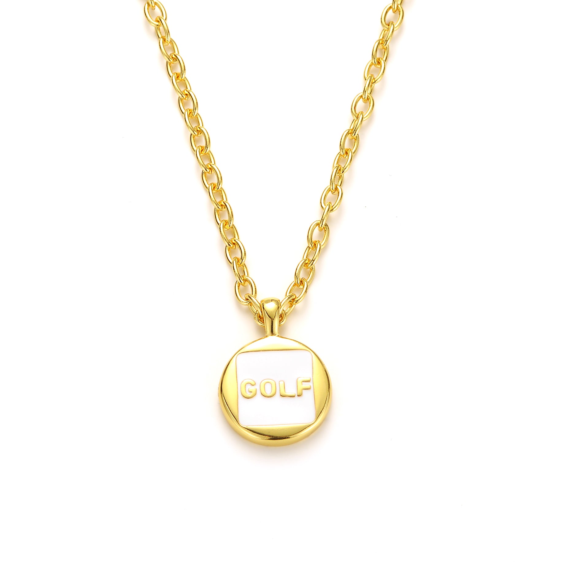 Golf Medallion Necklace