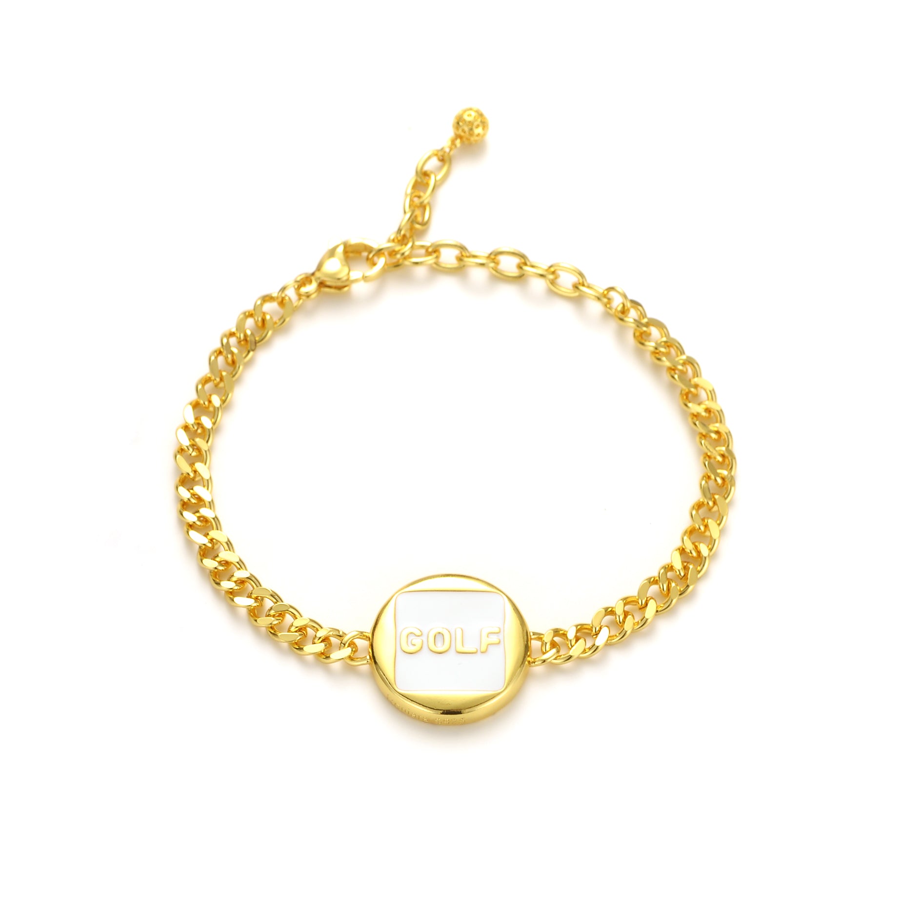 Golf Medallion Bracelet