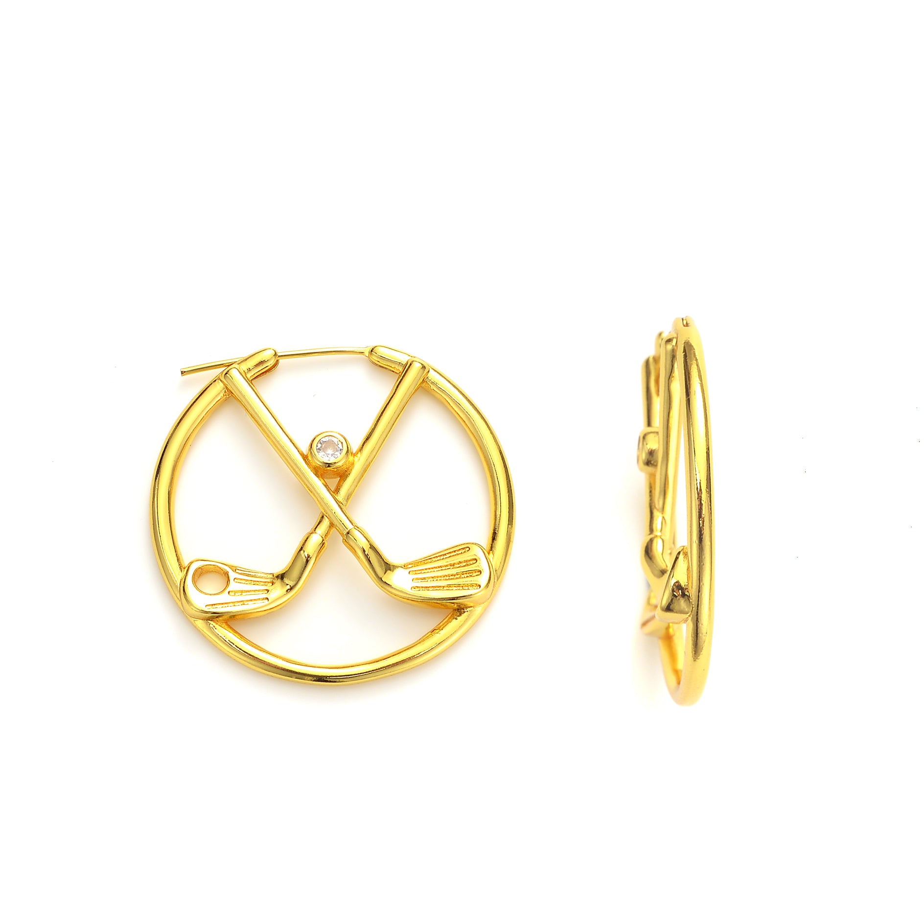 Fairway Friends Loop Earrings