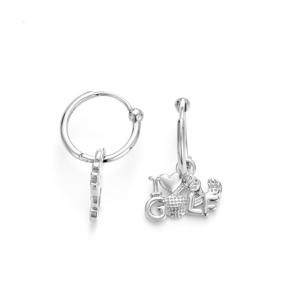 Fore the Love of Golf Earrings