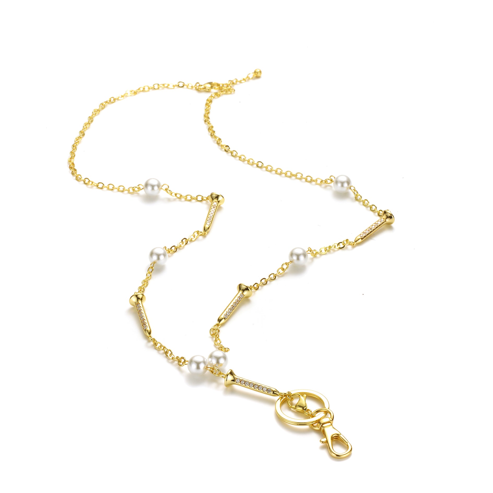 Tee Time Pearl Lanyard
